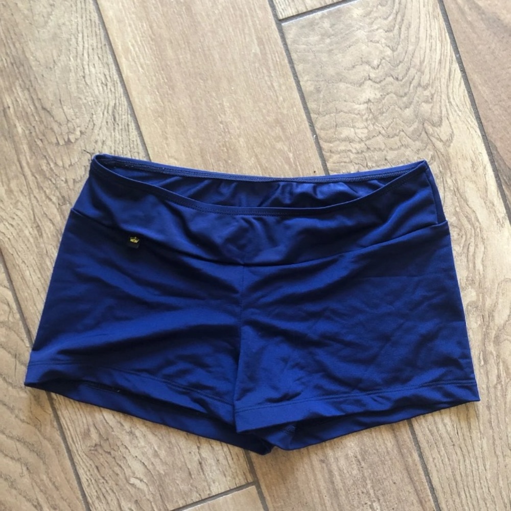 Navy workout shorts